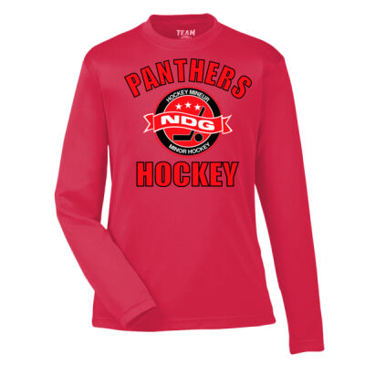 PANTHERS - Long Sleeve Performance Tshirt (Youth) - Tshirt Performance Manches Longues (Enfant) Thumbnail